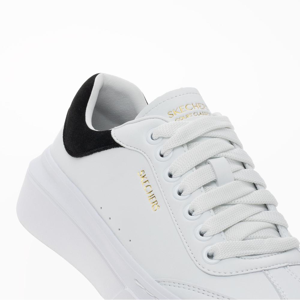 Boty Skechers Cordova Classic 185060WBK  - bílé