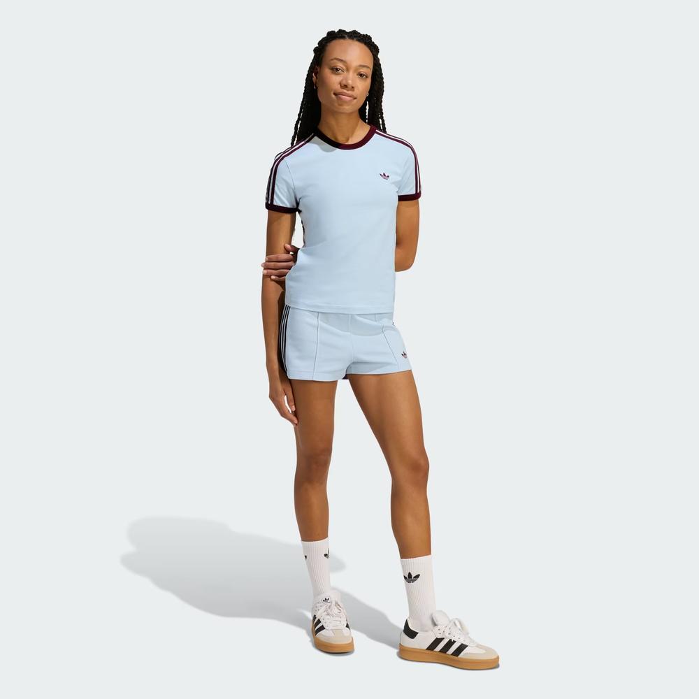 Dámská tričko adidas Originals 3-Stripes Slim KD3684 - modré