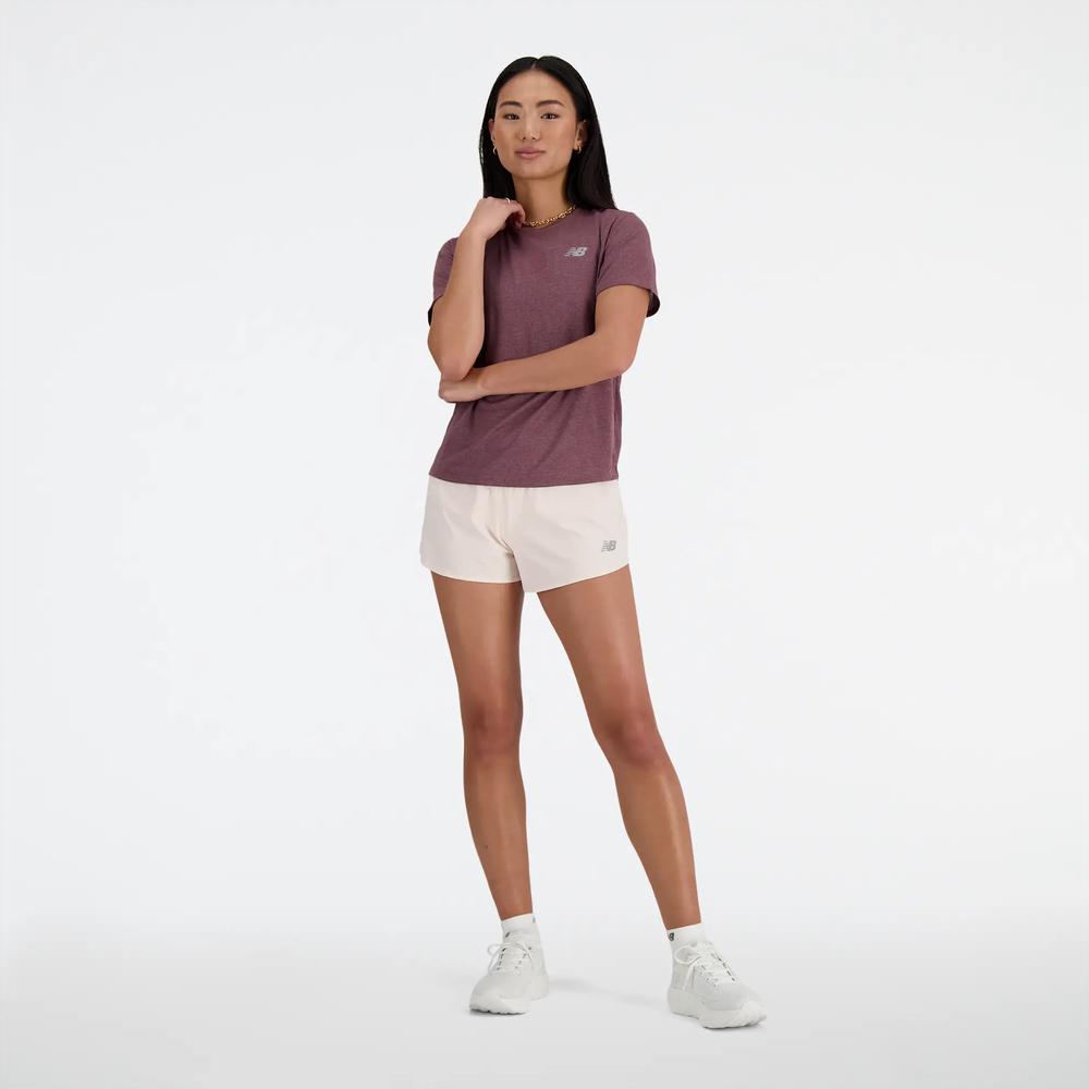 Tričko New Balance WT41253LRC - fialové
