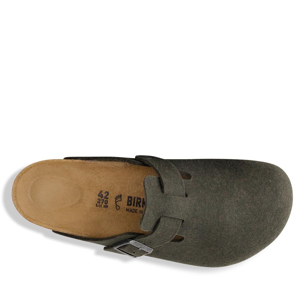 Žabky pánské Birkenstock Boston 1030676 - zelené