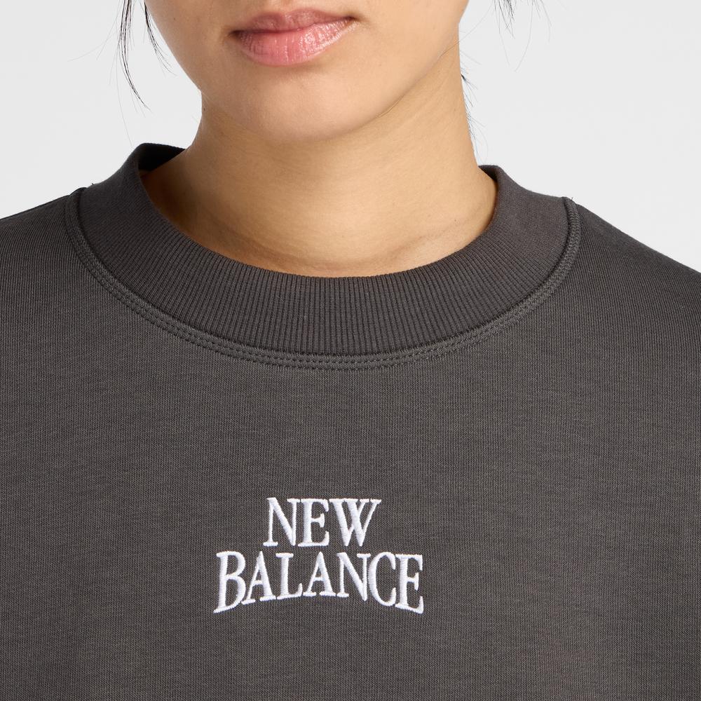 Dámská mikina New Balance WT61935IABR - šedivé