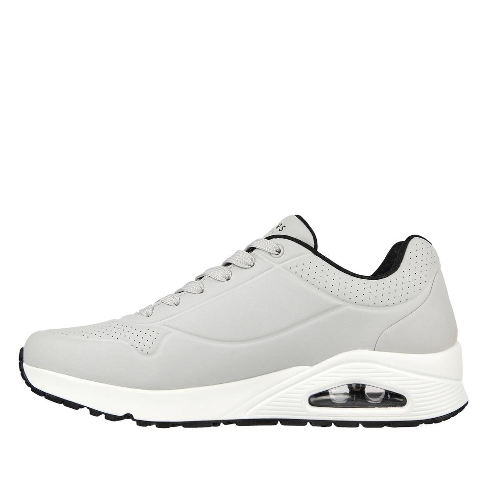Boty Skechers Uno Stand on Air 52458LGBK - šedivé