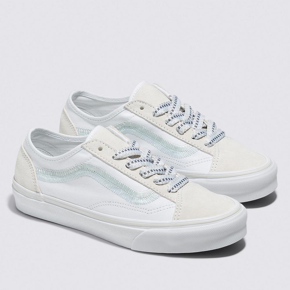 Boty Vans Old Skool Tapered Embroidery VN0005UGW001 - bílé