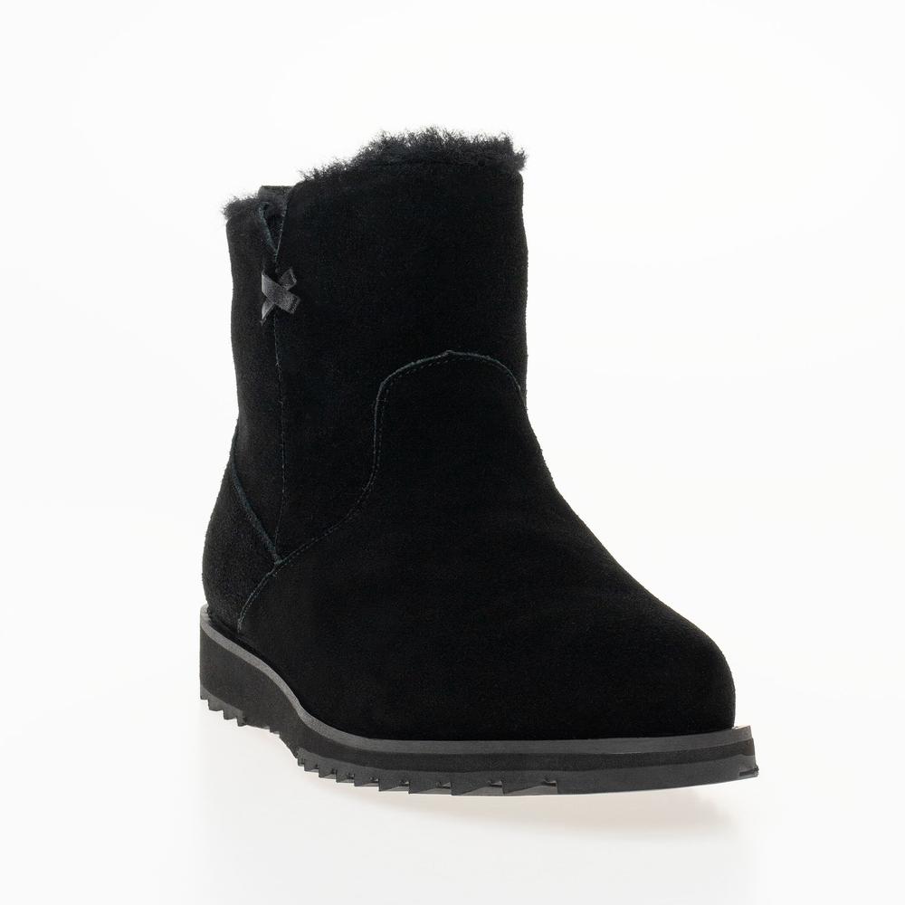 Boty Emu Australia Beach Mini 2.0 Deluxe Wool Boot W13012BLAK - černé