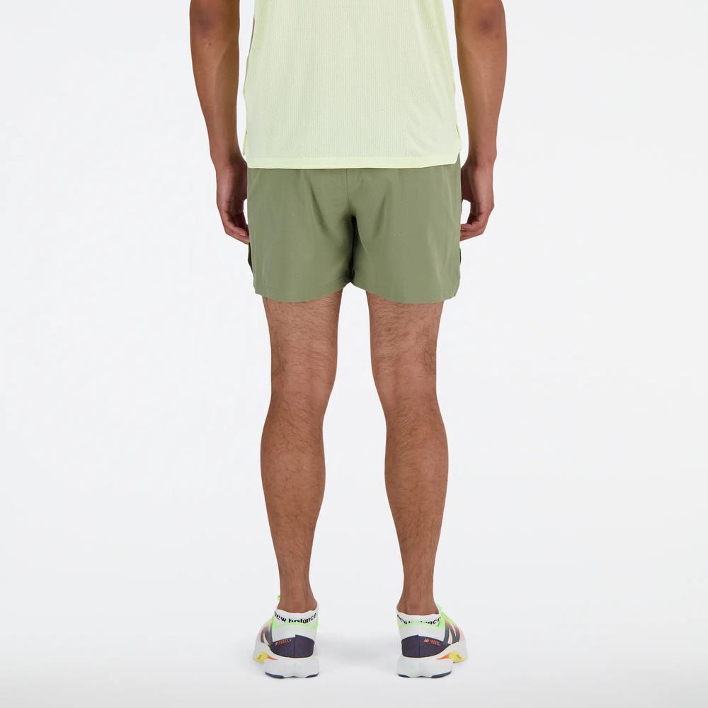 Pánské šortky New Balance MS41286DEK - zelené