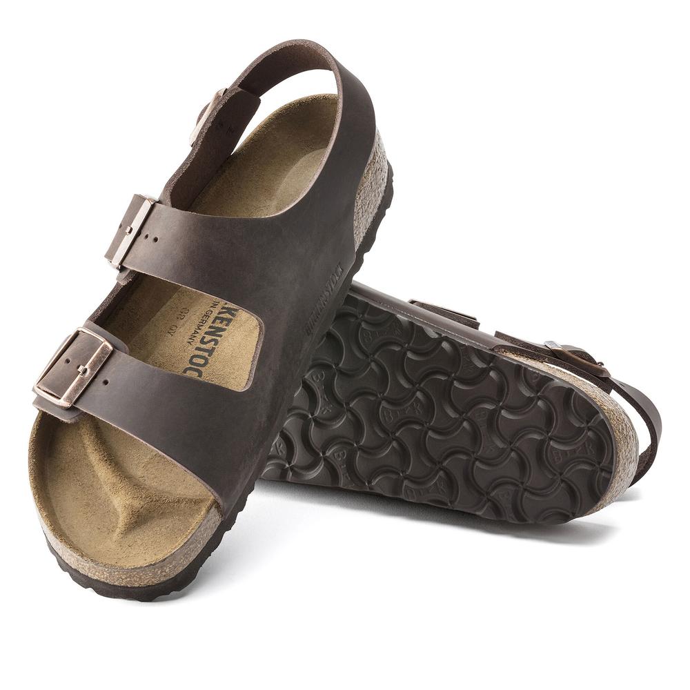 Sandále Birkenstock Milano 34871 - hnědé