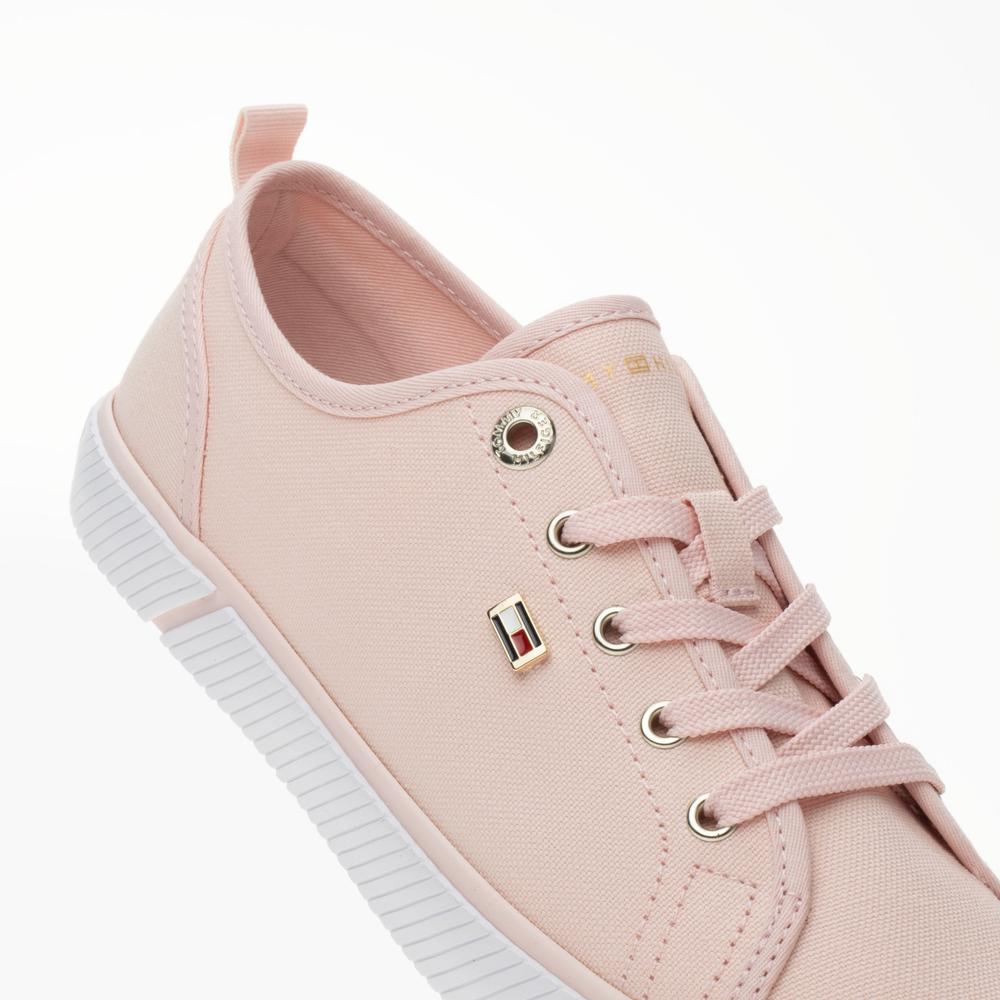 Boty Tommy Hilfiger Vulc Canvas FW0FW08063-TJQ - růžové