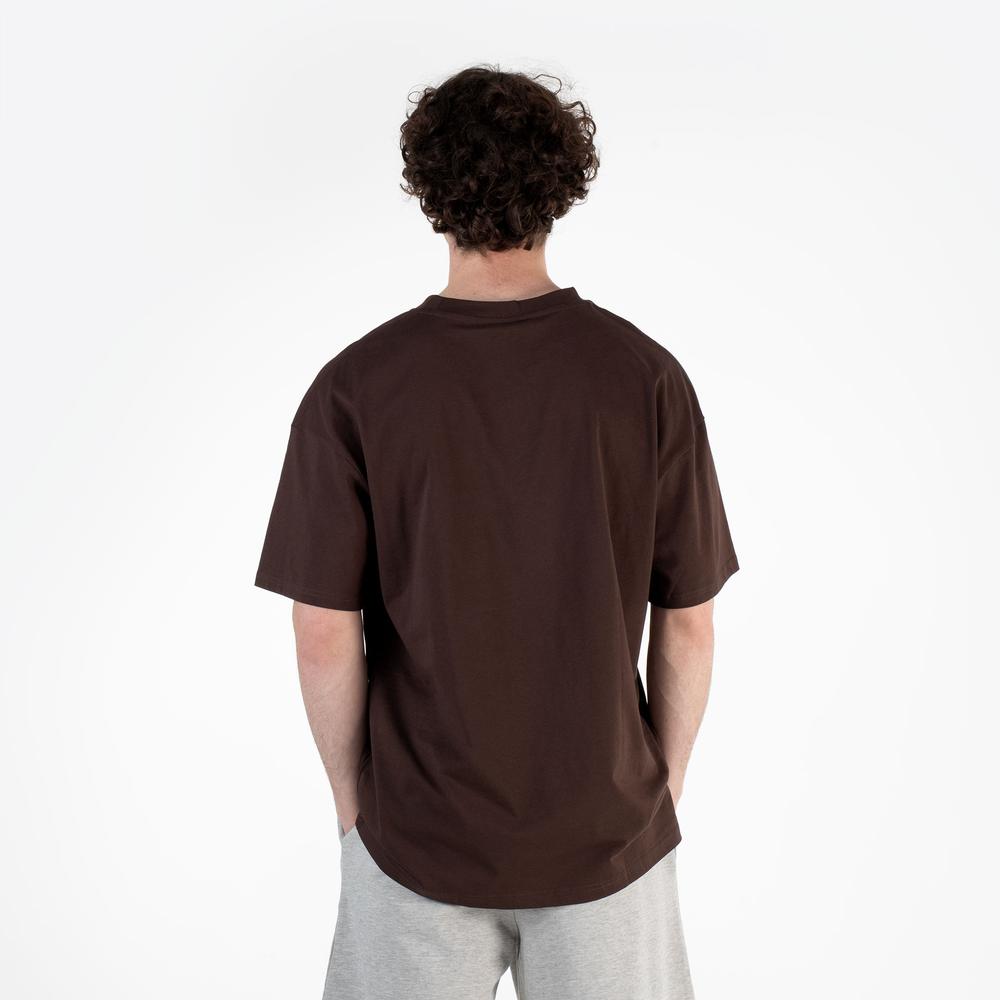 Tričko Prosto Jung Dark KL251MTEE1093 - hnědé