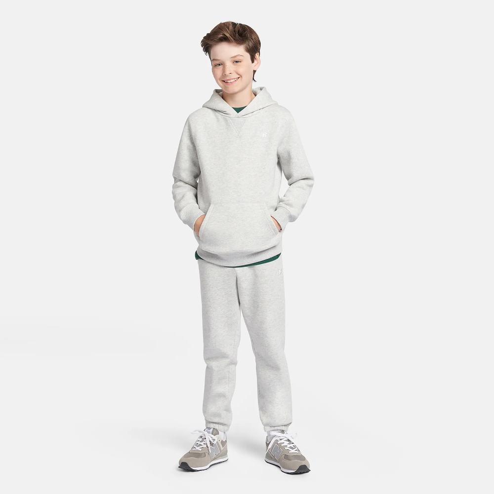 Dětské mikina New Balance LAKB0056AHH - šedivé