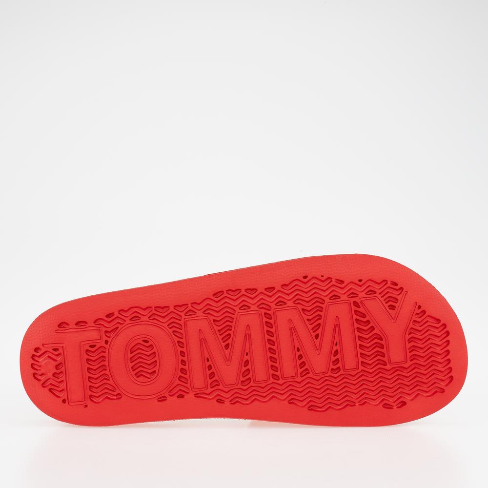Žabky Tommy Jeans Pool Slide EM0EM01191-XNL - červené