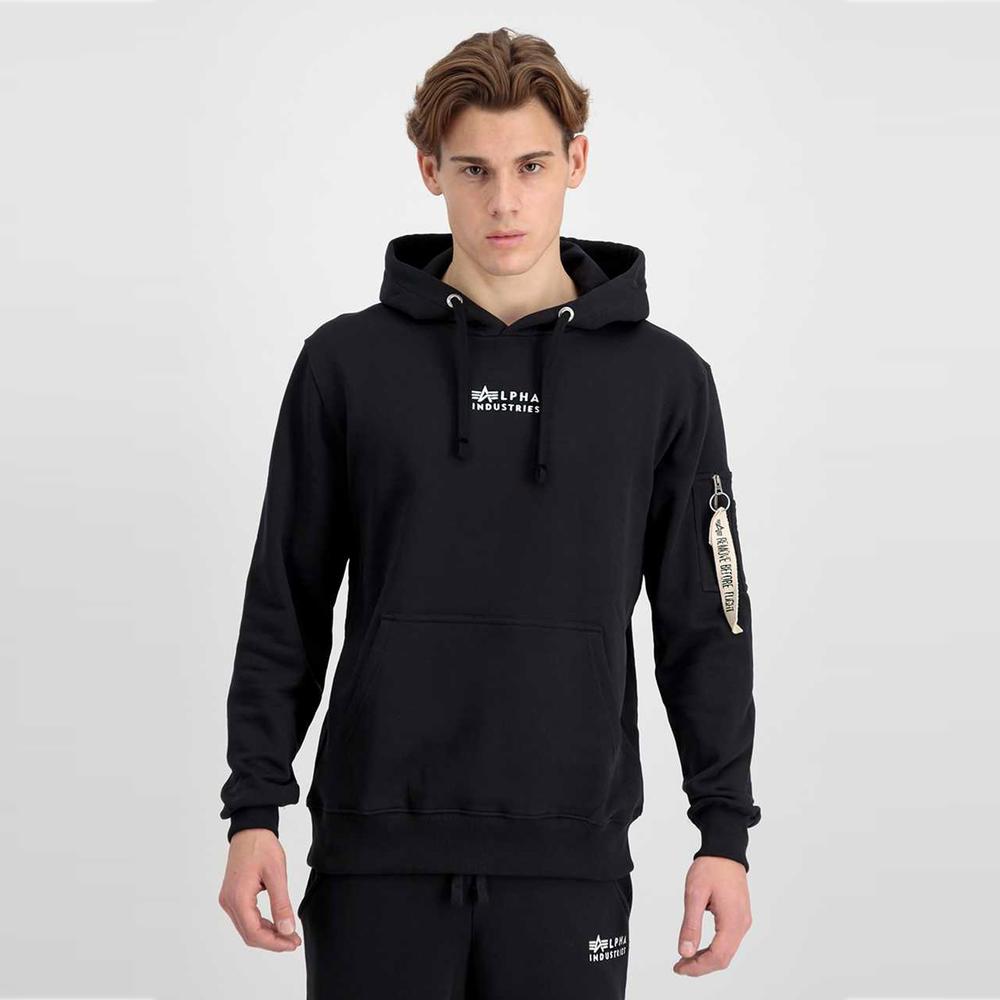 Mikina Alpha Industries Organics EMB Hoody 118350649 - černé
