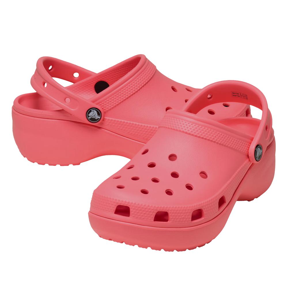 Žabky dámské Crocs Classic Platform Clog 206750-6UI - růžové