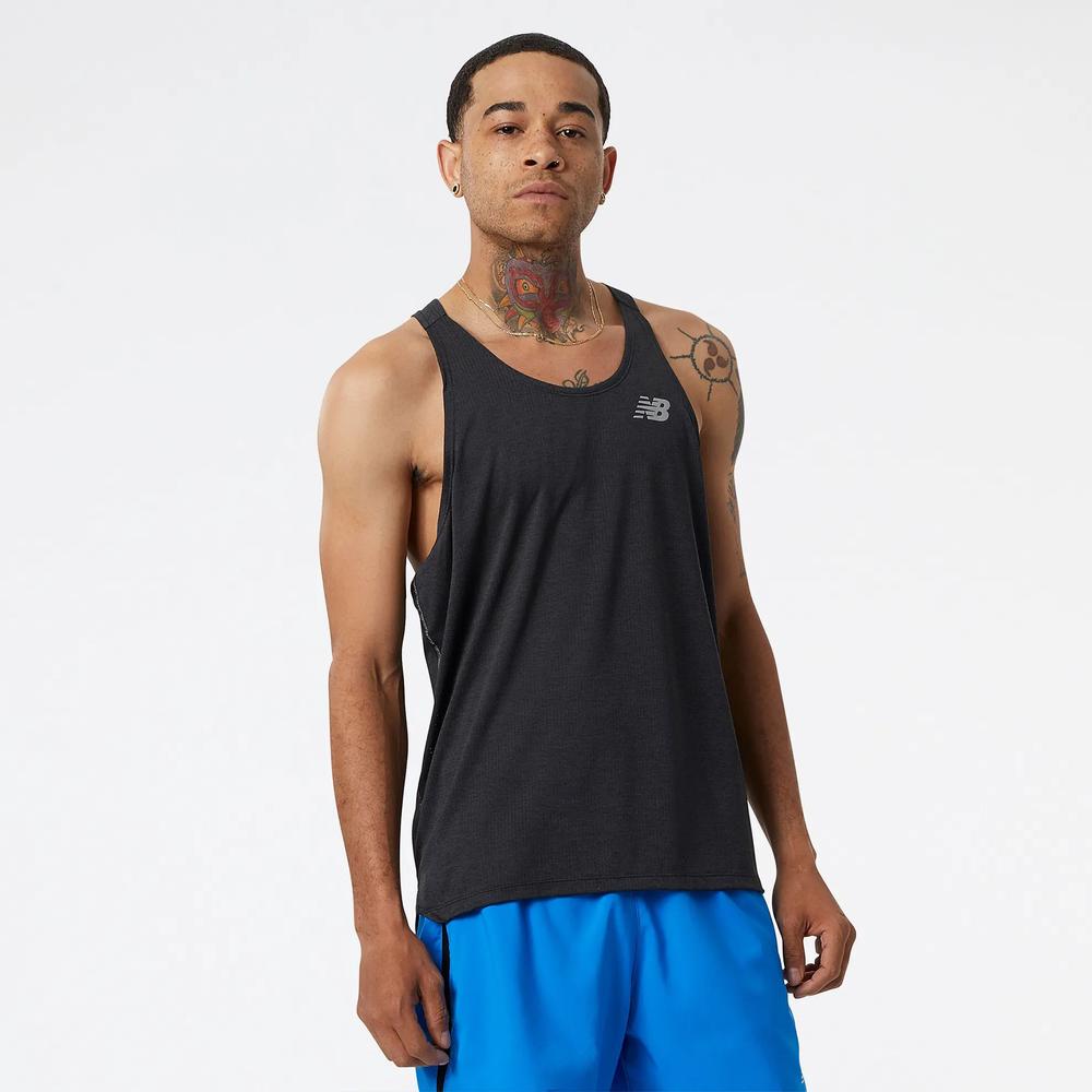 Pánské tričko New Balance MT21260BK – černé