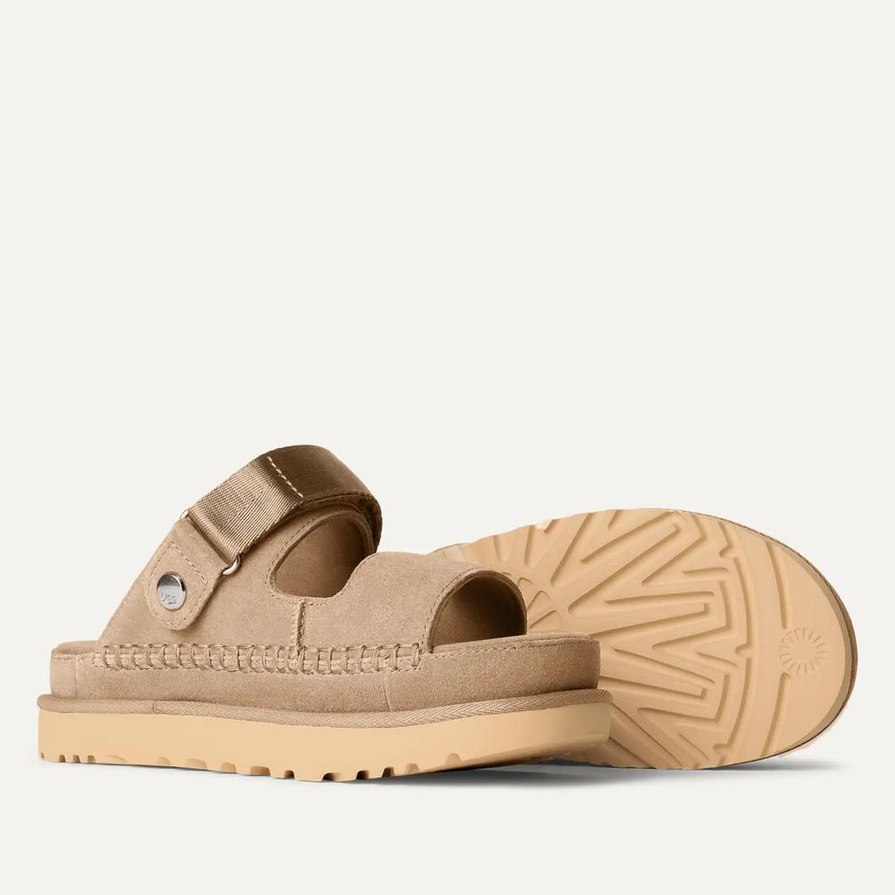 Sandále dámské Ugg Goldenstar Glide 1167399-SAN - béžové