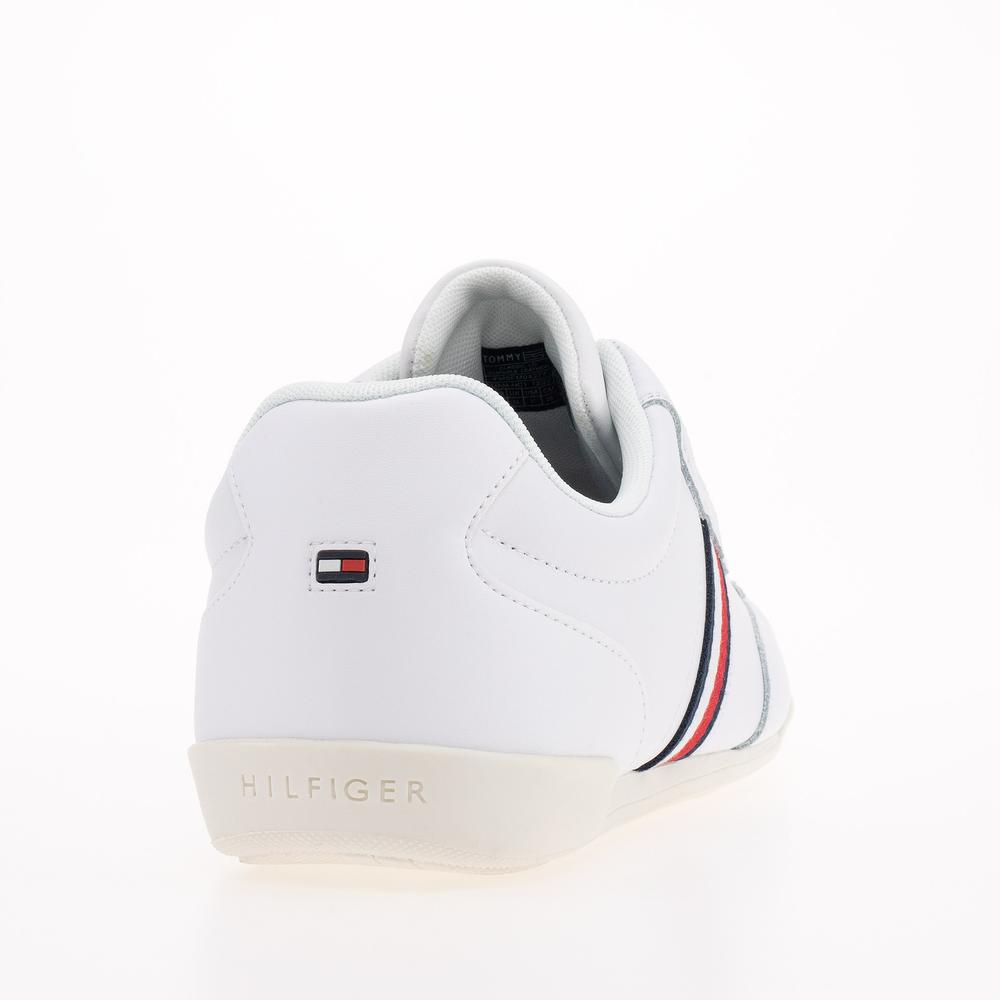Boty Tommy Hilfiger Classic LO Cupsole Leather FM0FM04277-YBR - bílé