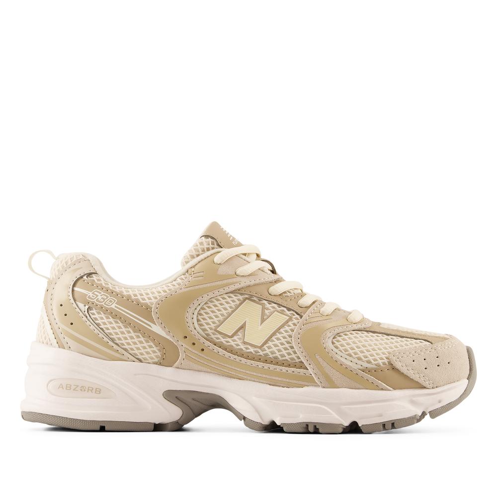 Dětské boty New Balance G5303QO - béžové