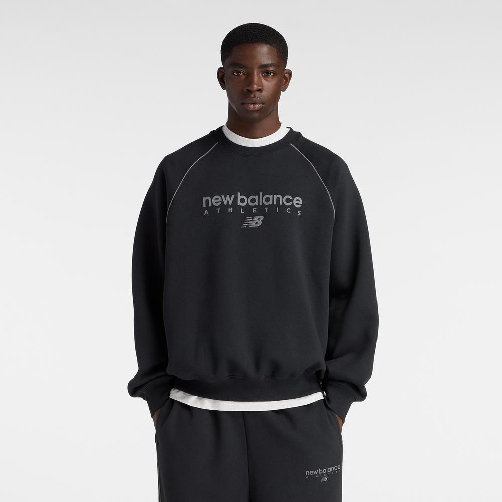 Pánská mikina New Balance MT61U4JOBK - černé