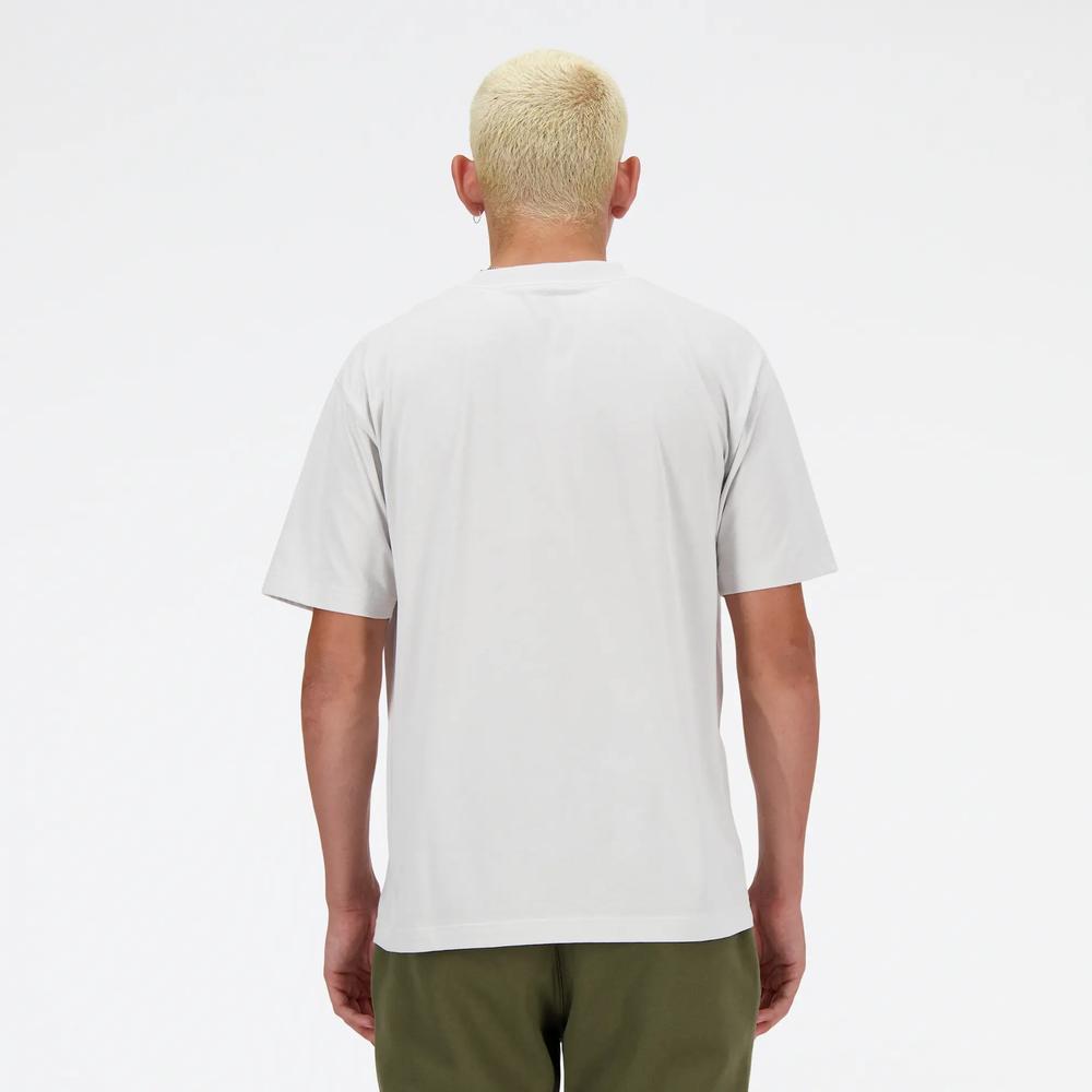 Pánské tričko New Balance MT41582GYM - šedivé