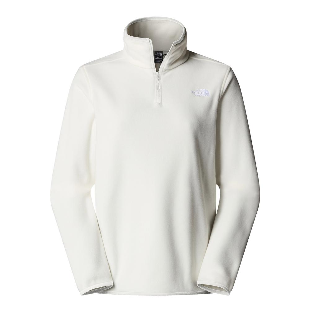 Blúza The North Face Glacier 1/4 Zip Fleece 0A8D2JQLI1 - bílé