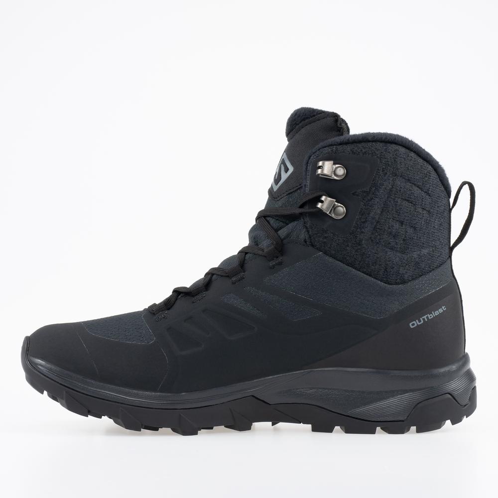 Boty Salomon Outblast Thinsulate Climasalomon Waterproof L40795000 - černé