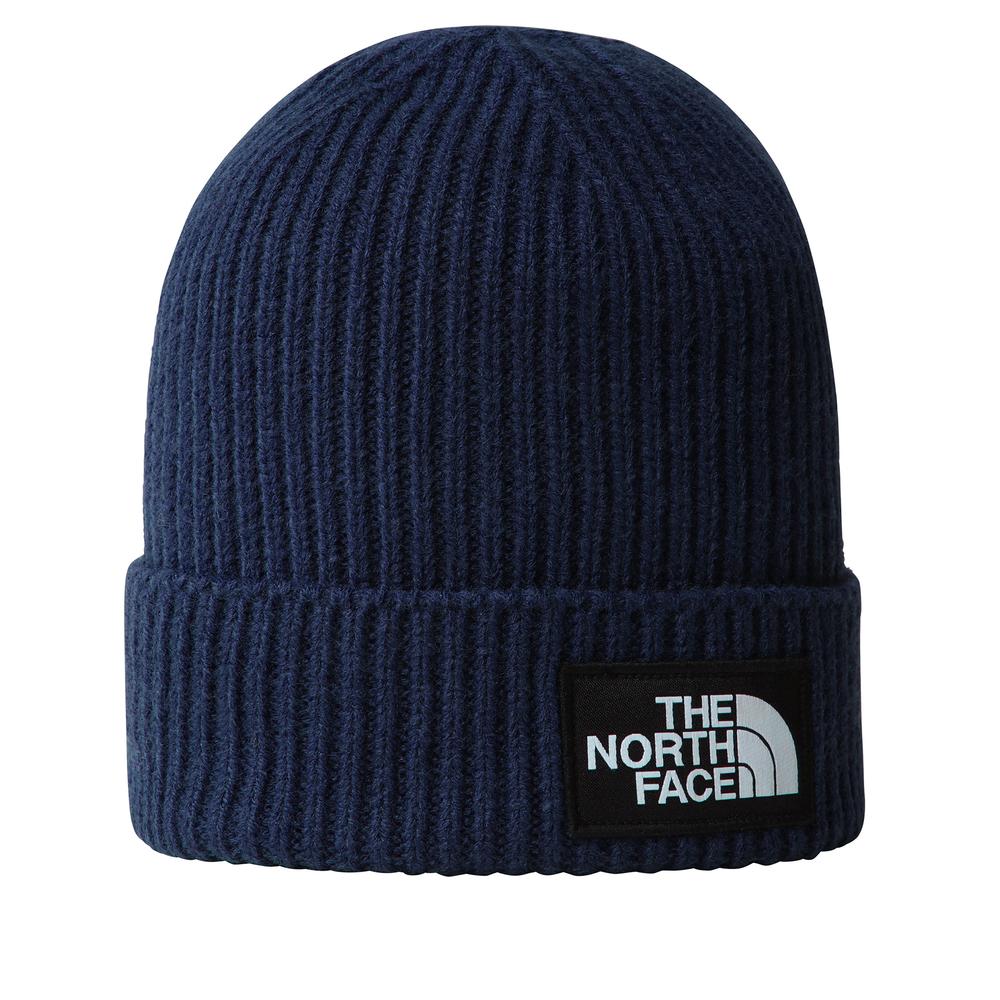Zimní čepice The North Face Logo Box Beanie 0A3FJX8K21 - tmavě modrě