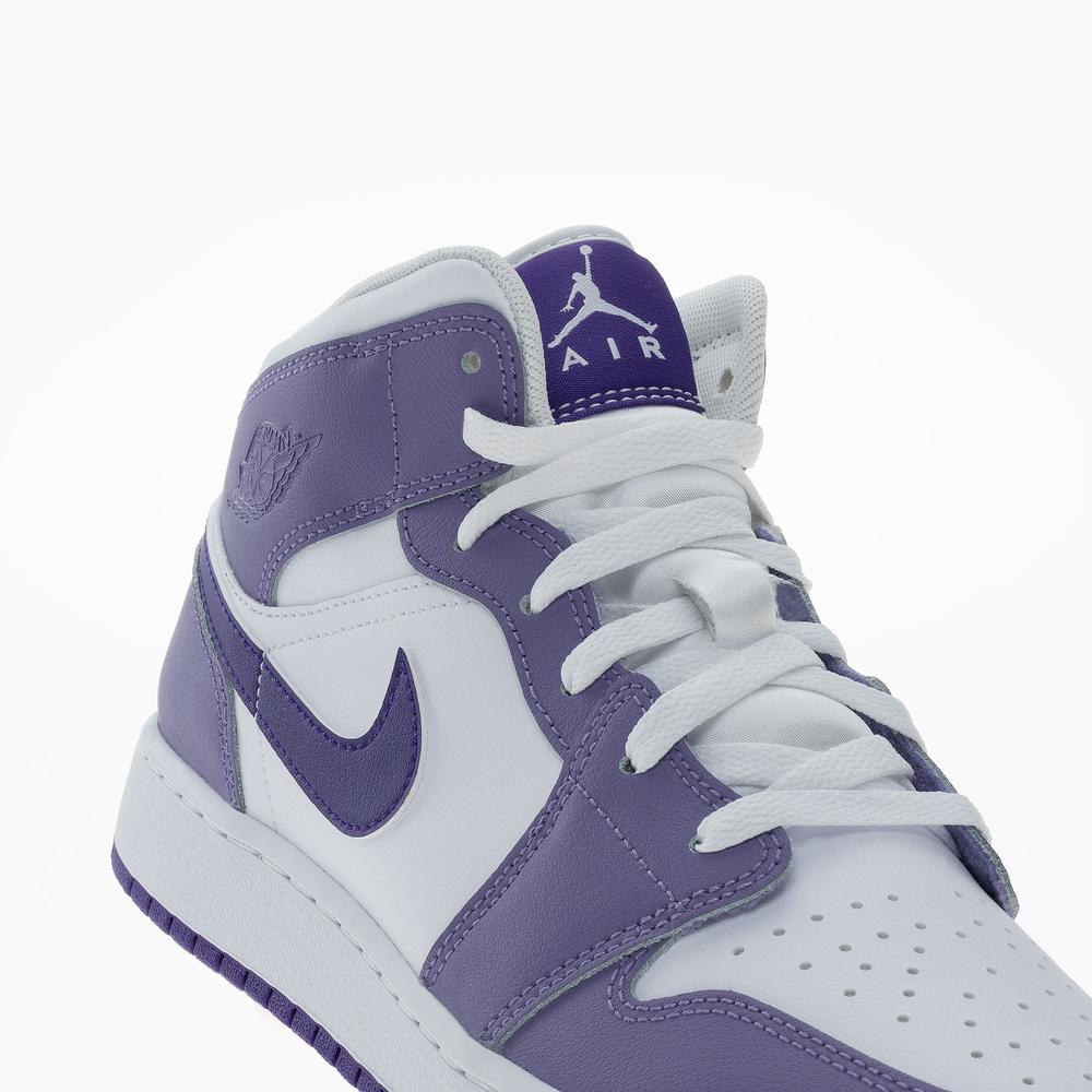 Dětské boty Nike Air Jordan 1 Mid DQ8423-500 - fialové