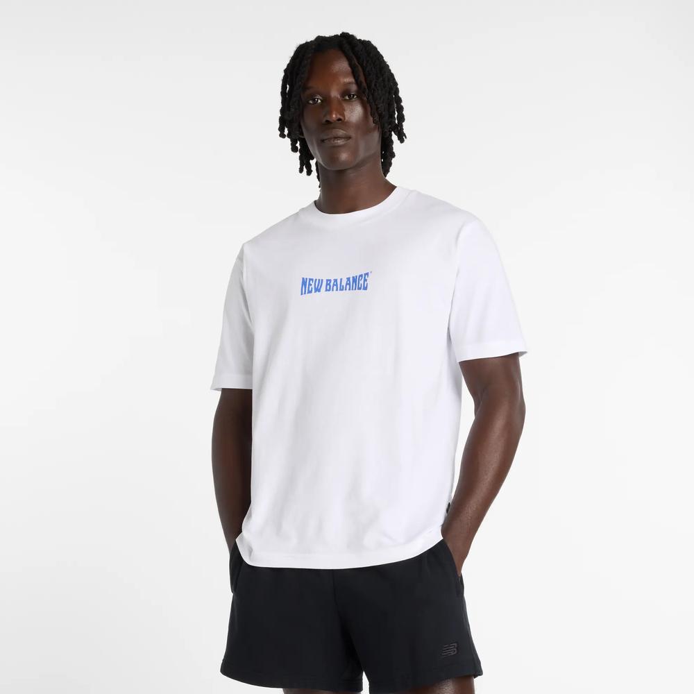 Pánské tričko New Balance MT61B2STWT - bílé