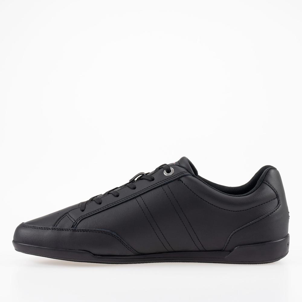 Boty Tommy Hilfiger Classic LO Cupsole Leather FM0FM04277-BDS - černé