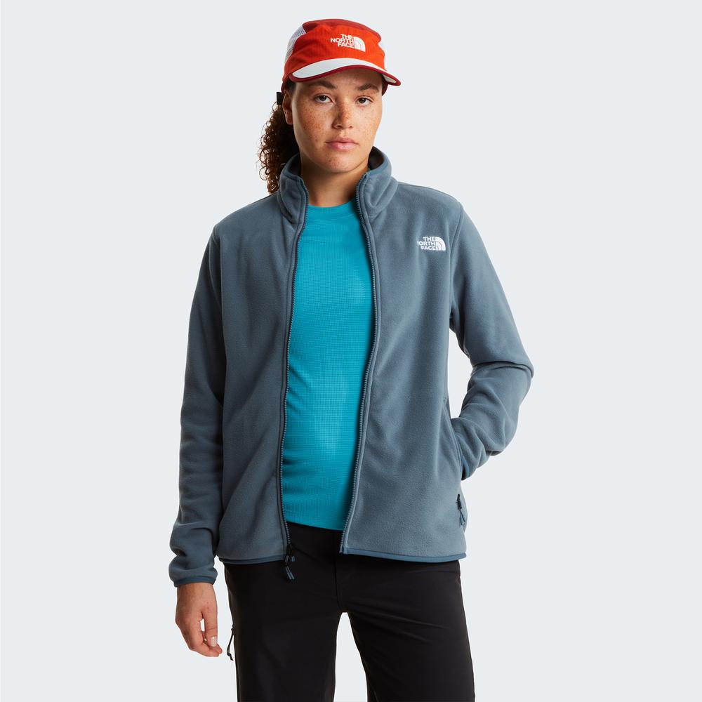 Dámská blúza The North Face 100 Glacier Full-Zip Fleece 0A8D2F0U31 - modré
