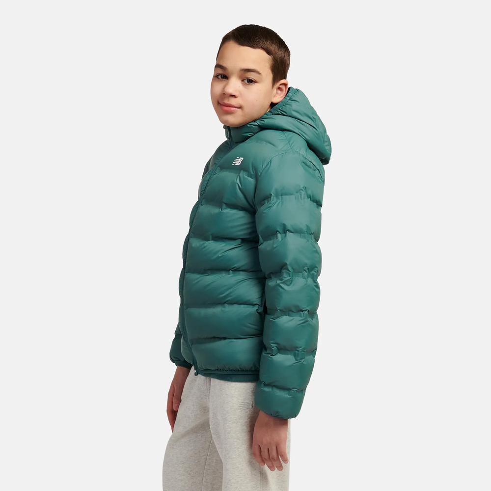 Dětské bunda New Balance LAKB0036NUS - zelené