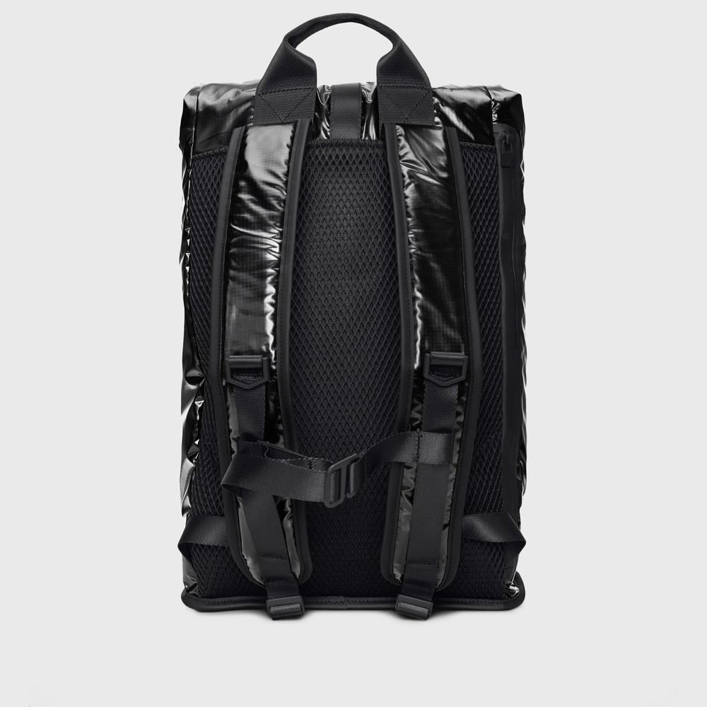 Ruksak Rains Sibu Rolltop 14770-01 - černé