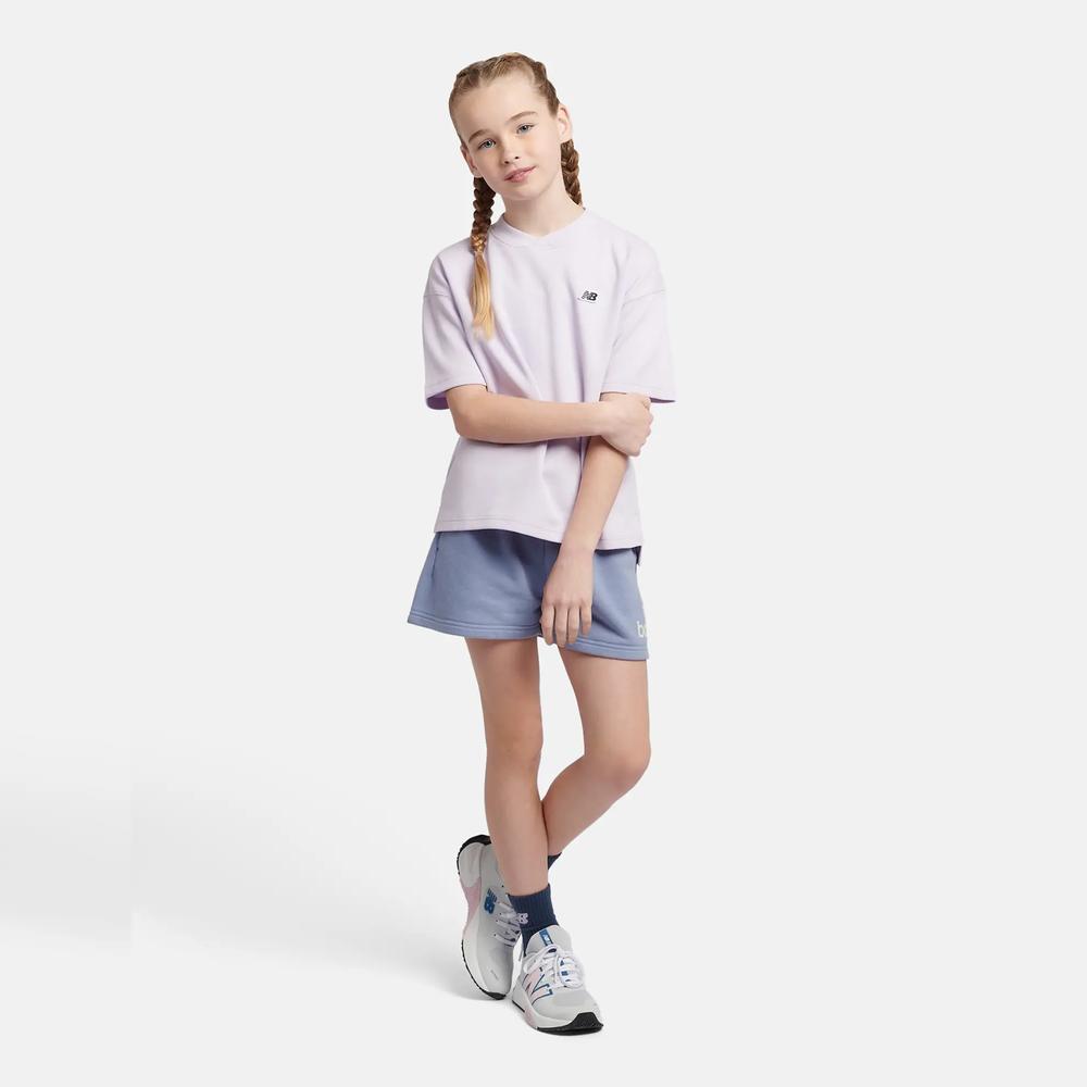 Tričko dětské New Balance LAKG0135RIG - fialové