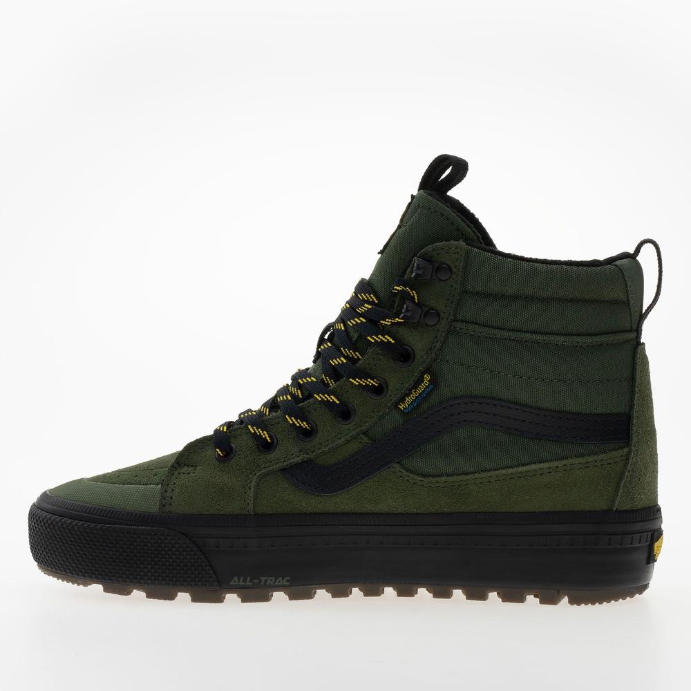 Pánské boty Vans SK8-Hi Waterproof Insulated VN000DAQ2031 - zelené