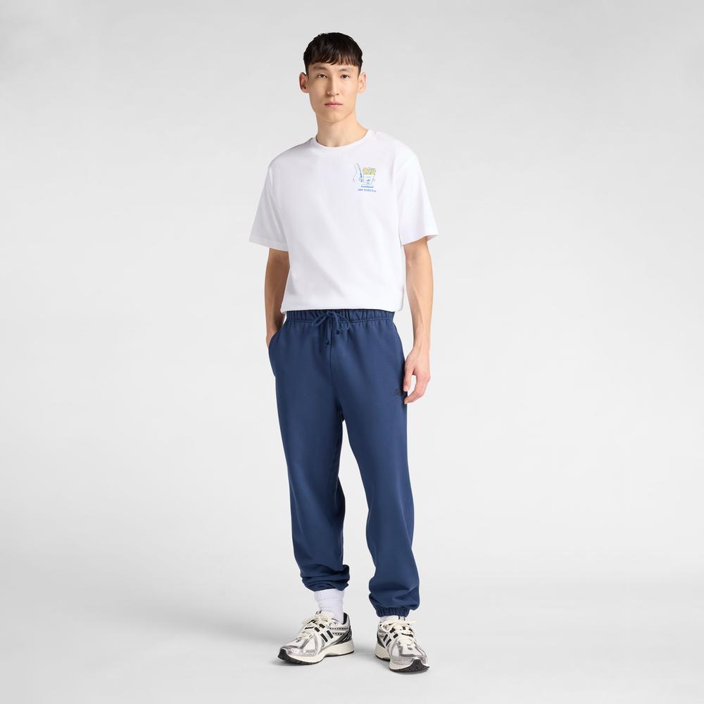 Pánské tričko New Balance MT61I5BMWT - bílé