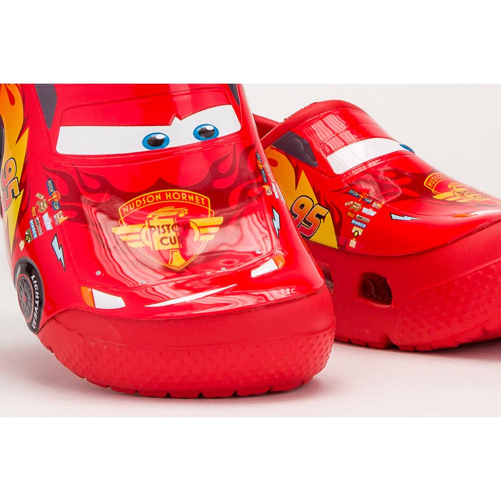 Žabky Crocs Fun Lab Cars Clog Flame 204116-8C1 - červené