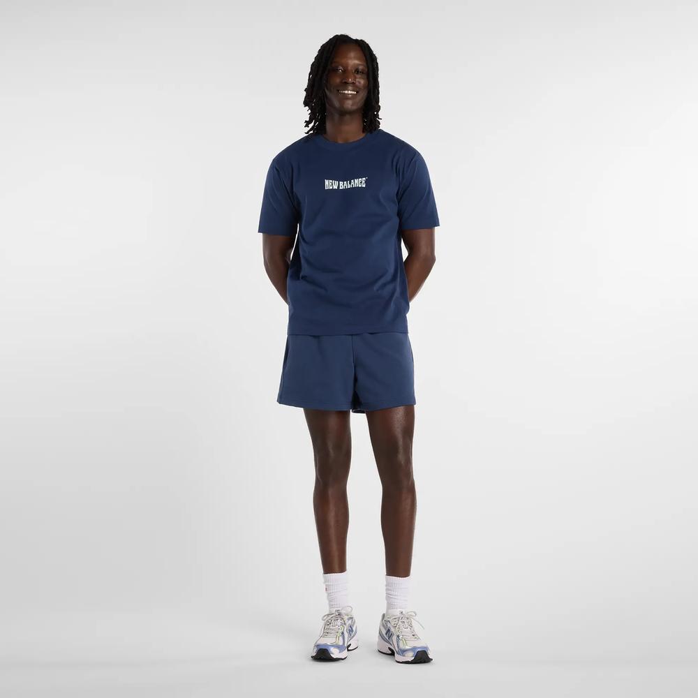 Pánské tričko New Balance MT61B2STNNY - tmavě modrě