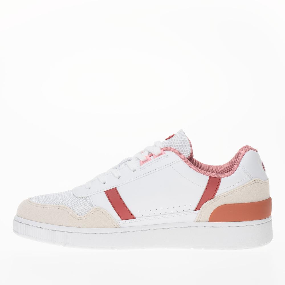 Boty Lacoste T-Clip 124 6 SUJ 747SUJ0015-B53 - bílé