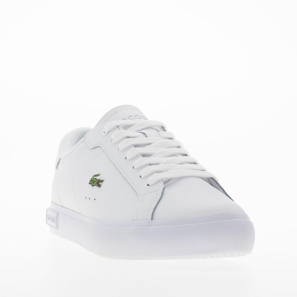 Boty Lacoste Powercourt 125 2 SFA 749SFA0086-21G - bílé