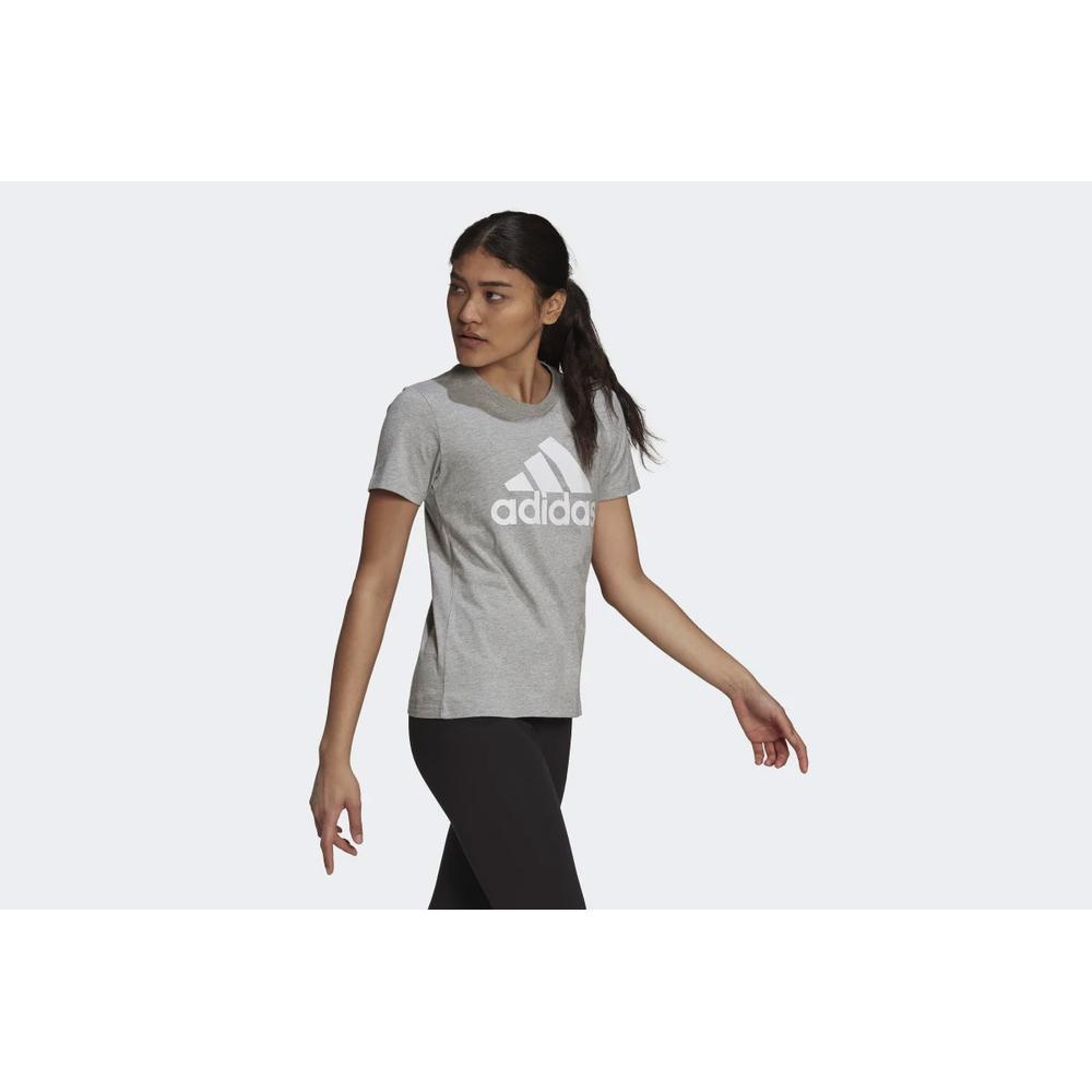 Tričko adidas Loungewear Essentials Logo Tee H07808 - šedivé