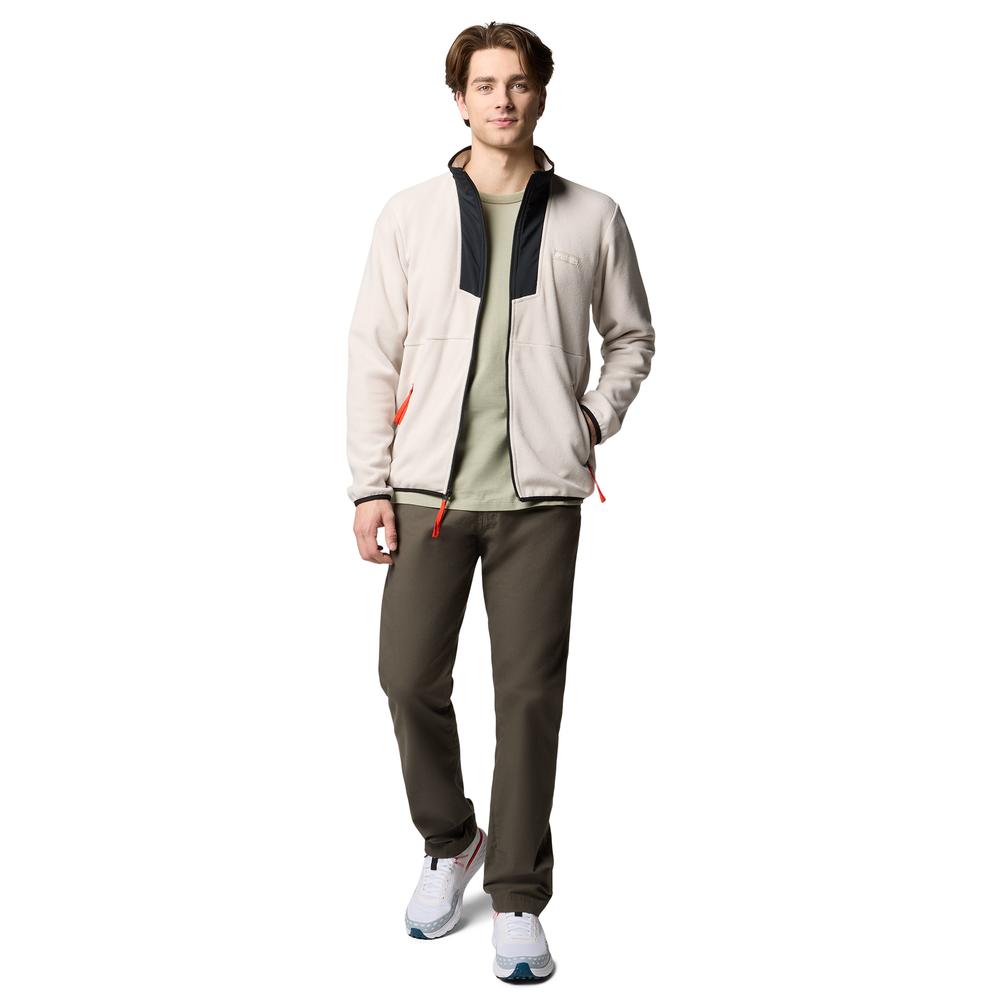 Pánská sportovní mikina Columbia Sequoia Grove Fleece 2095891277 - béžové