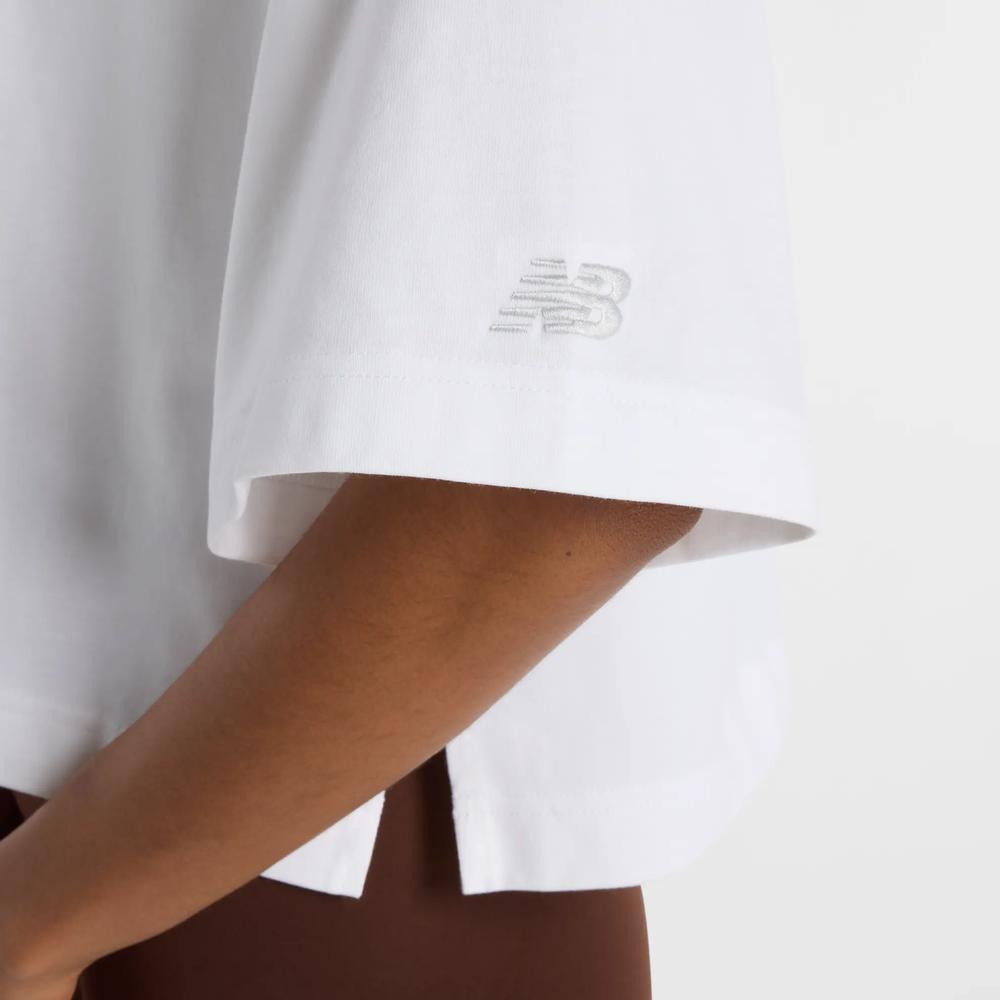 Dámské tričko New Balance WT61371RWT - bílé