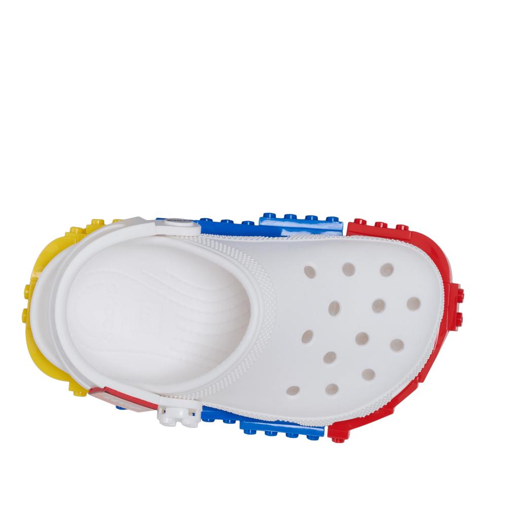 Dětské Žabky Crocs System Classic Clog 211874-100 - bílé
