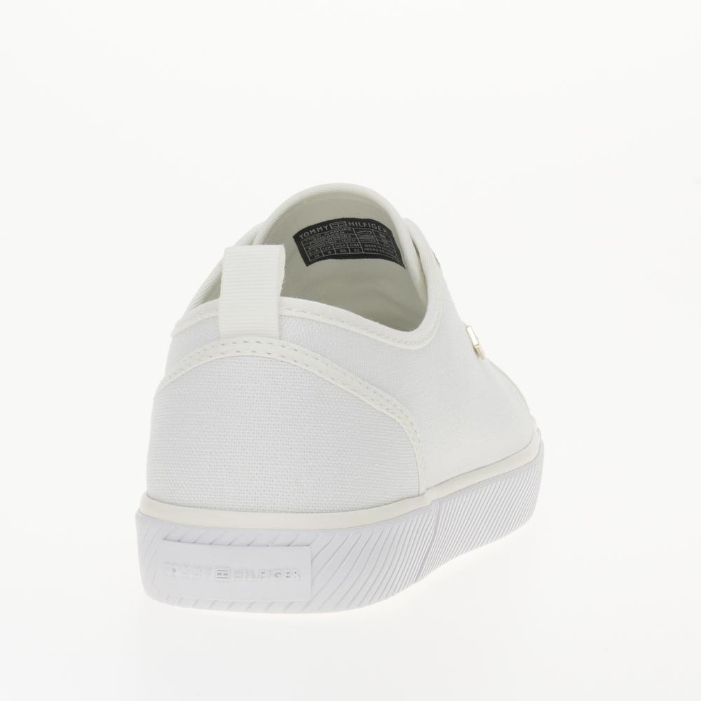 Boty Tommy Hilfiger Vulc Canvas FW0FW08063-YBS - bílé