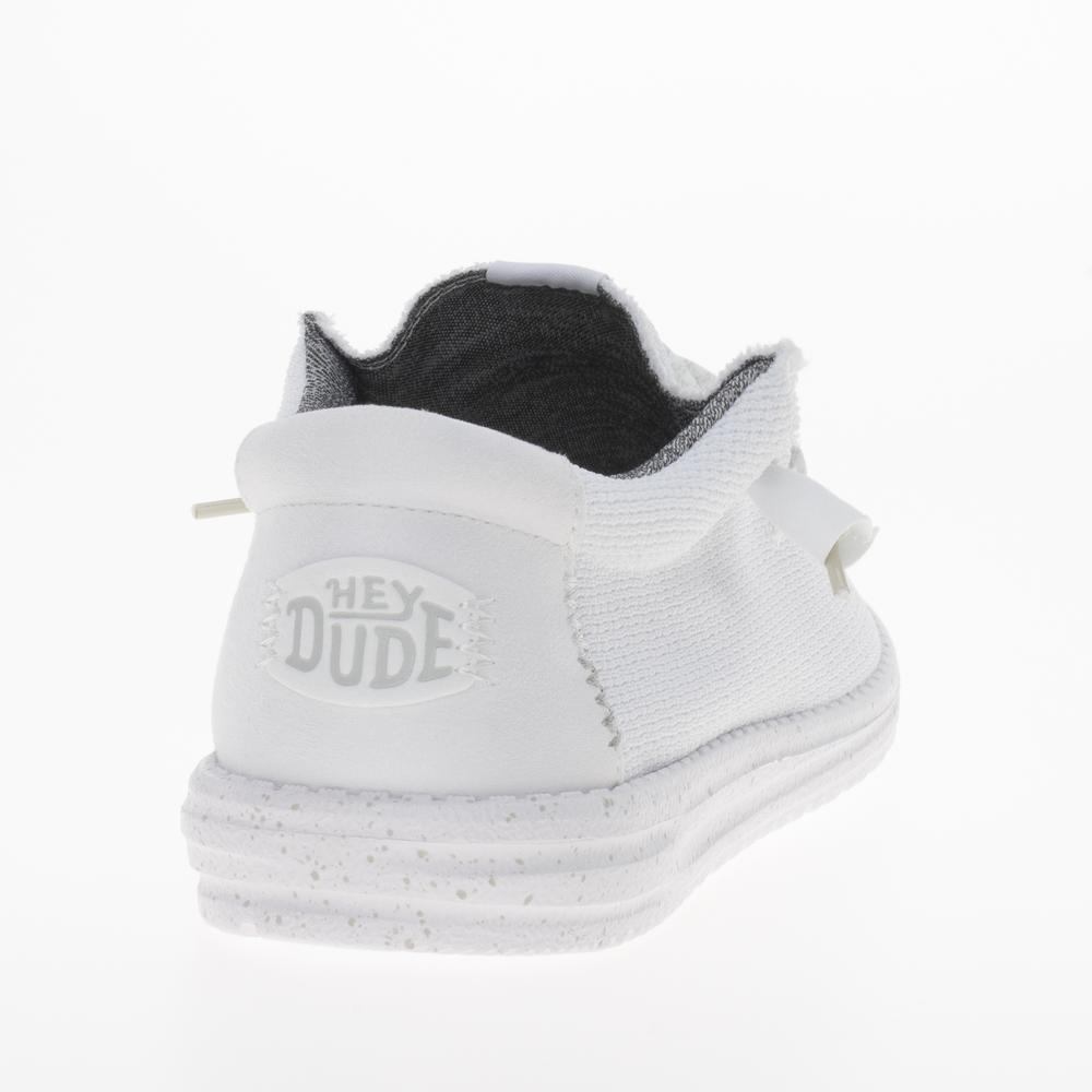 Boty Hey Dude Wally Sox Sport Mesh 40403-143 - bílé