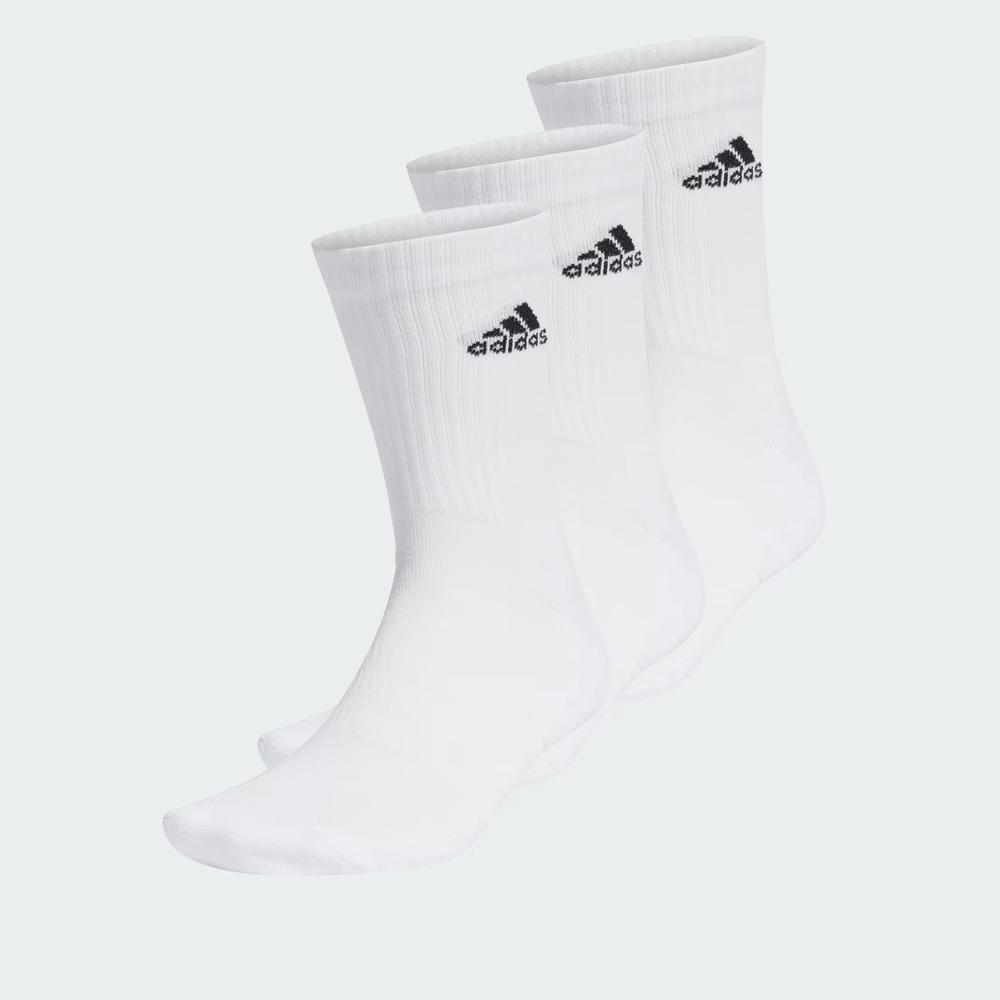 Ponožky unisex adidas Sportswear Cushioned Crew Socks 3 Pairs HT3446 - bílé