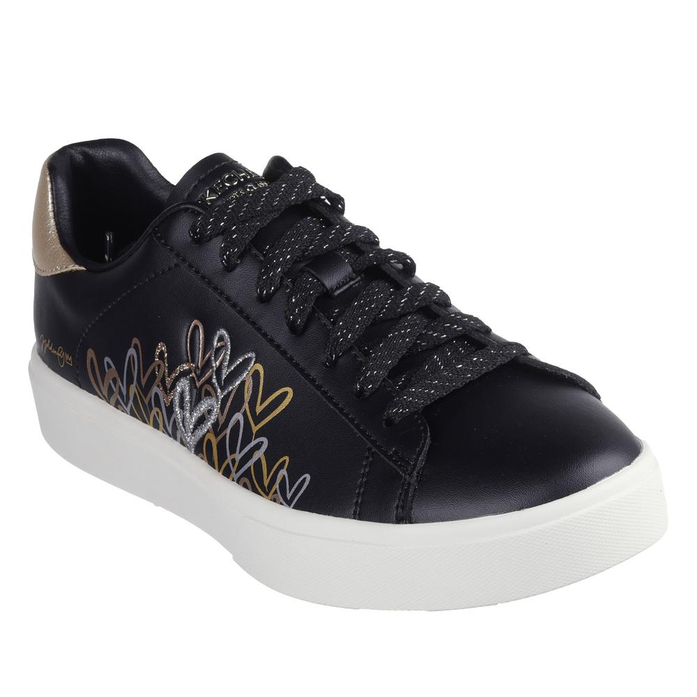 Boty Skechers Eden LX Gleaming Hearts 185129BKMT - černé