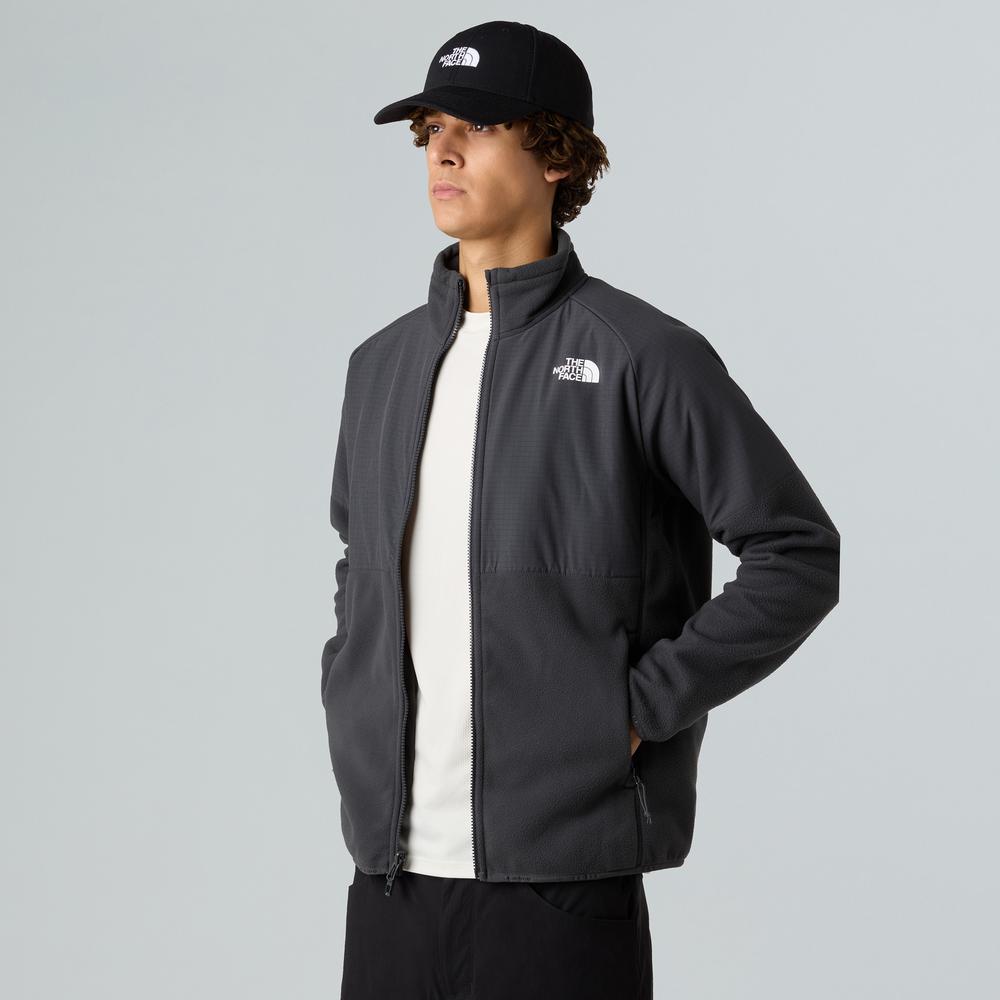 Pánská mikina The North Face 100 Glacier Heavyweight Full-Zip Fleece 0A89JGU8M1 - černé