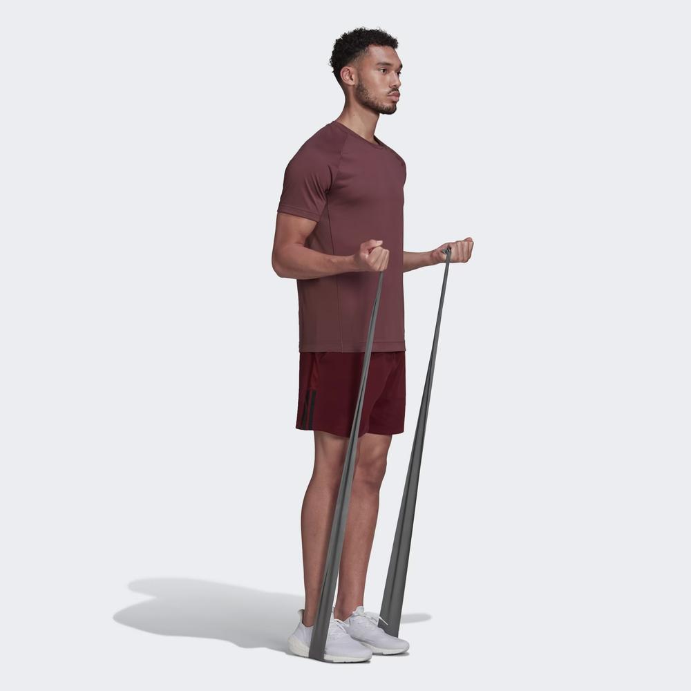Tričko adidas Yoga Training HC2642 - bordové