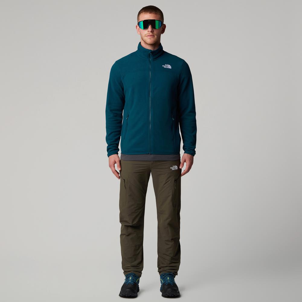 Mikina The North Face 100 Glacier Full-Zip Fleece 0A855X1NO1 - modré