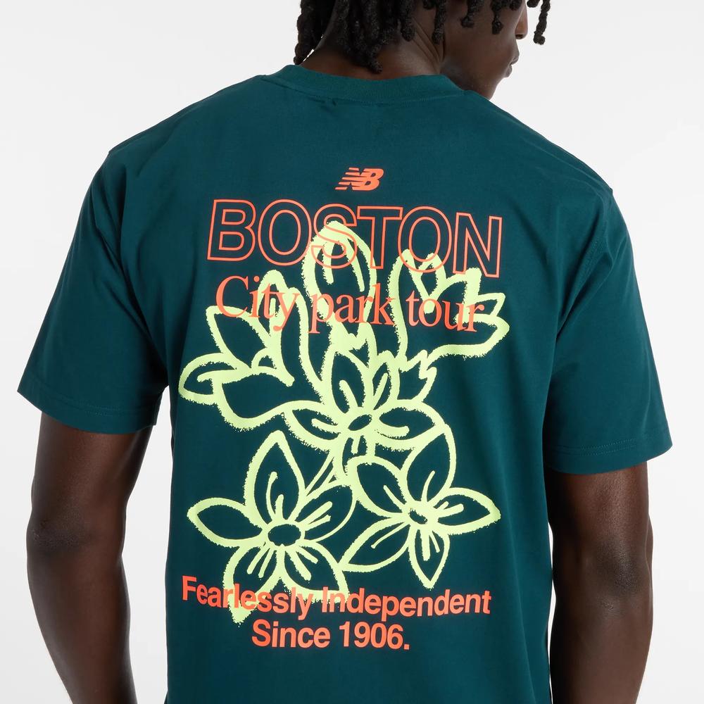 Pánské tričko New Balance MT61T0QMAAV - zelené